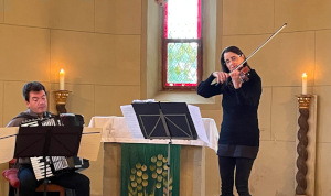 Konzert mit dem DUO MARGAUX am 18.9.2022 in der Pechauer Kirche