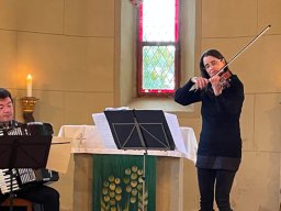 Konzert mit dem DUO MARGAUX am 18.9.2022 in der Pechauer Kirche